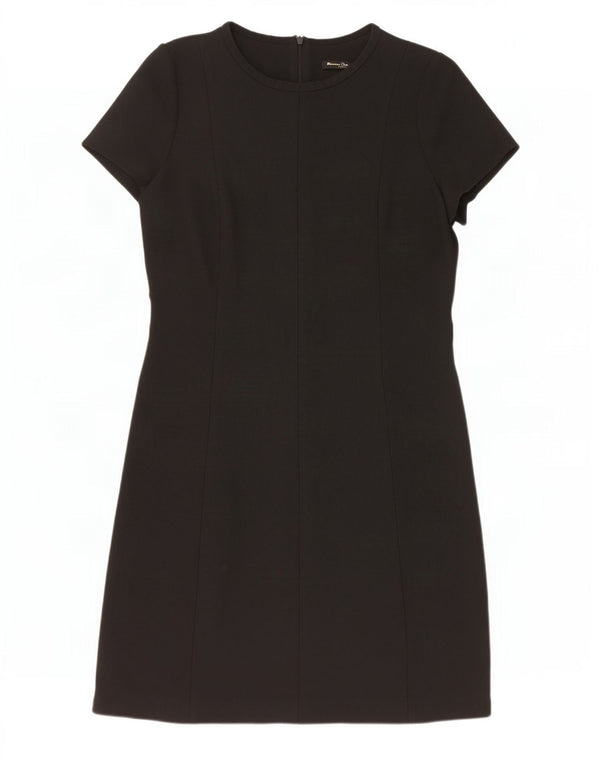 Massimo Dutti Vestido Acampanado Mujer EU 38 Small Negro