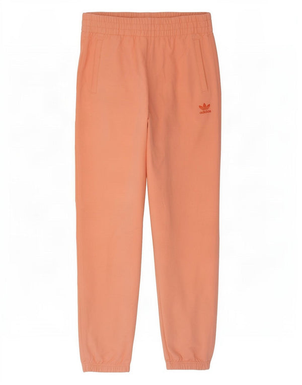Adidas Pantalon de survêtement pour femme Joggers UK 8/10 Petit coton orange