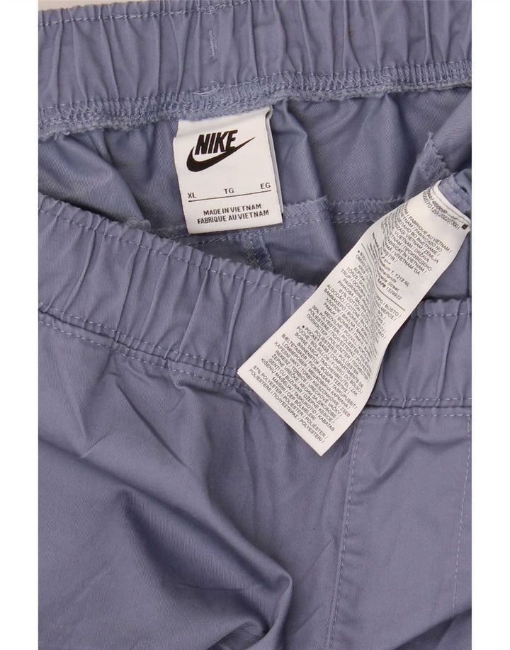 Nike Mens Tracksuit Trousers XL Blue Polyester