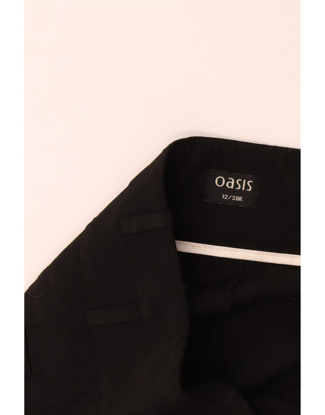 Oasis Dame Bootcut Casual Bukser UK 12 Medium W34 L29 Sort Polyester