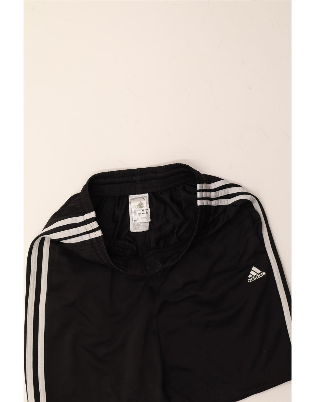 ADIDAS Boys Sport Shorts 13-14 Years Black Polyester Vintage Adidas and Second-Hand Adidas from Messina Hembry 