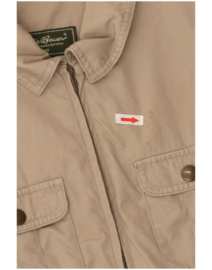 Giacca utility da donna Eddie Bauer UK 12 Cotone beige medio
