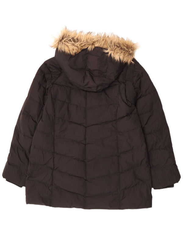 Cappotto imbottito con cappuccio da donna Mountain Warehouse UK 18 XL Poliestere nero