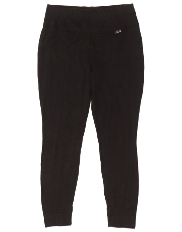 Leggings femininos Patagonia UK 12 poliéster preto médio