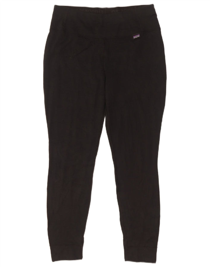 Patagonia női leggings UK 12 közepes fekete poliészter