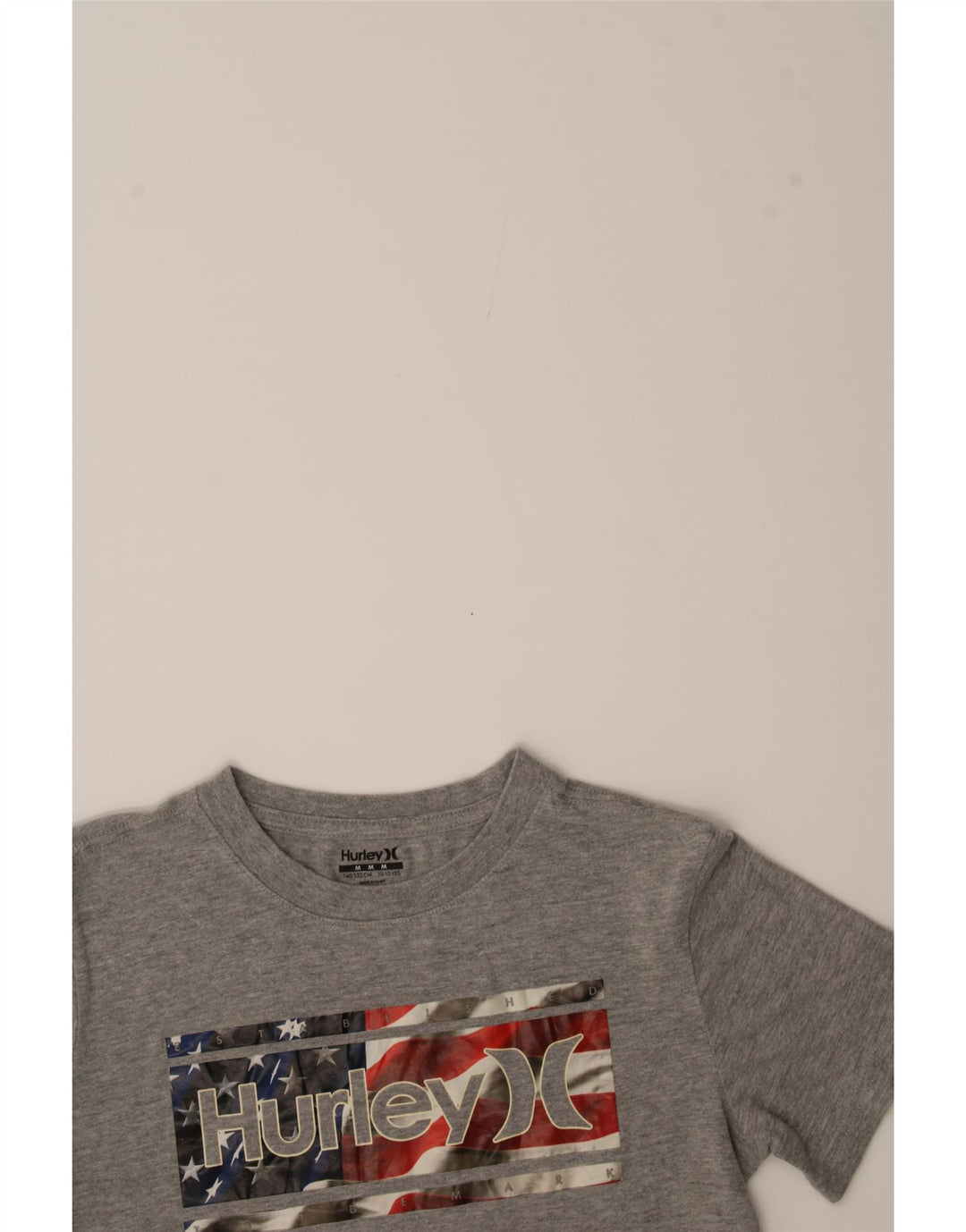 HURLEY Boys Graphic T-Shirt Top 10-11 Years Medium Grey Vintage Hurley and Second-Hand Hurley from Messina Hembry 