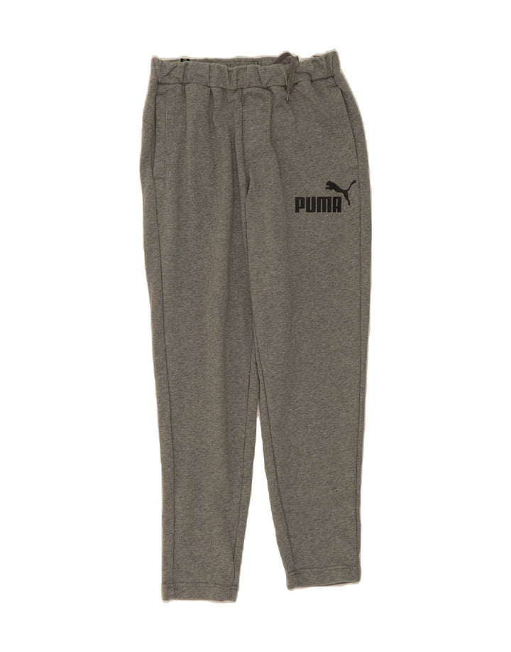 PUMA Mens Graphic Tracksuit Trousers Medium  Grey Cotton Vintage Puma and Second-Hand Puma from Messina Hembry 