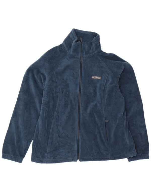 Мужская флисовая куртка Columbia UK 42 XL темно-синяя полиэстер