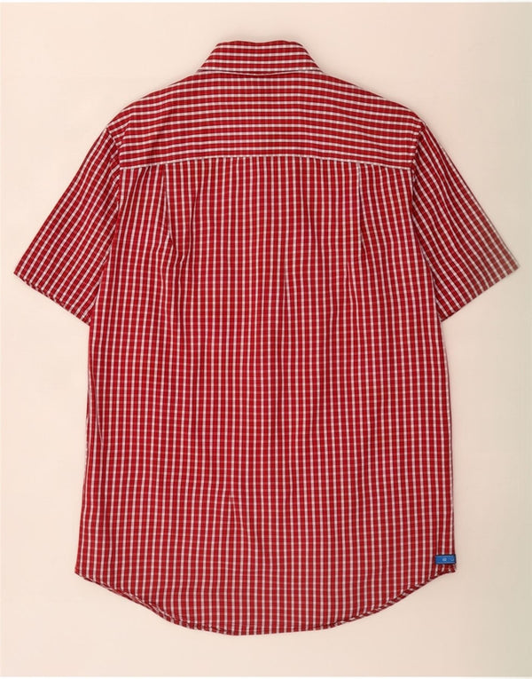 Camisa De Manga Corta Gap Hombre Small Red Gingham
