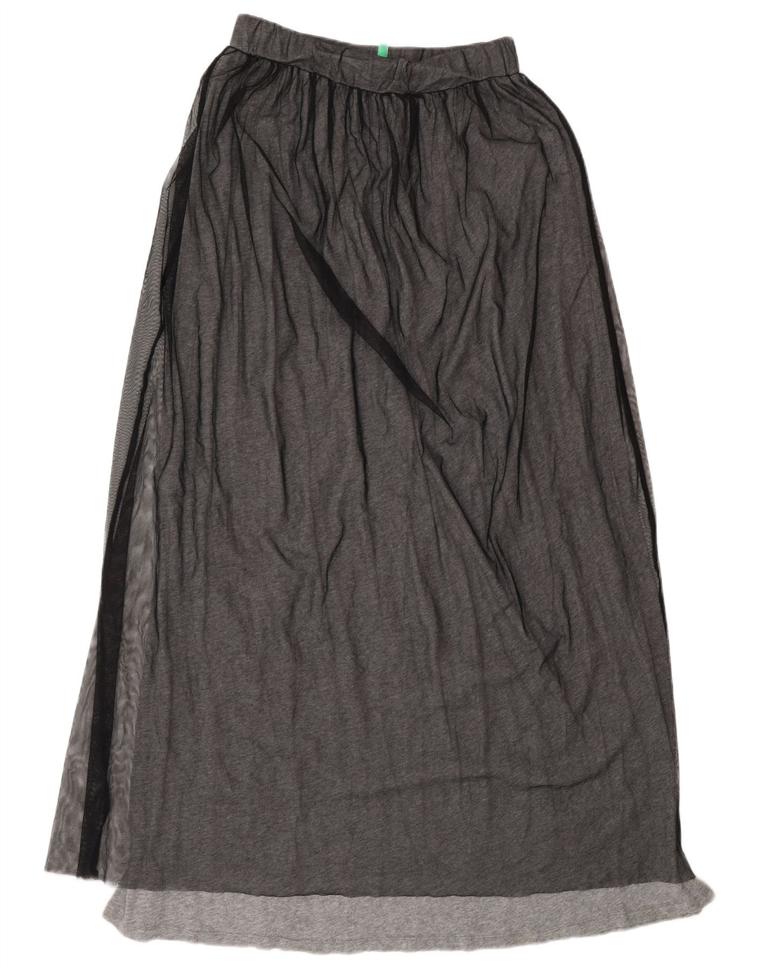 Benetton Maxi-nederdel til kvinder XS W25 Grå polyamid