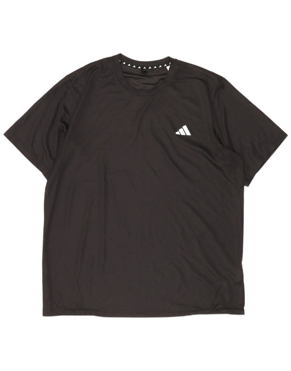 Adidas Męski T-shirt Aeroready Top XL Czarny Poliester