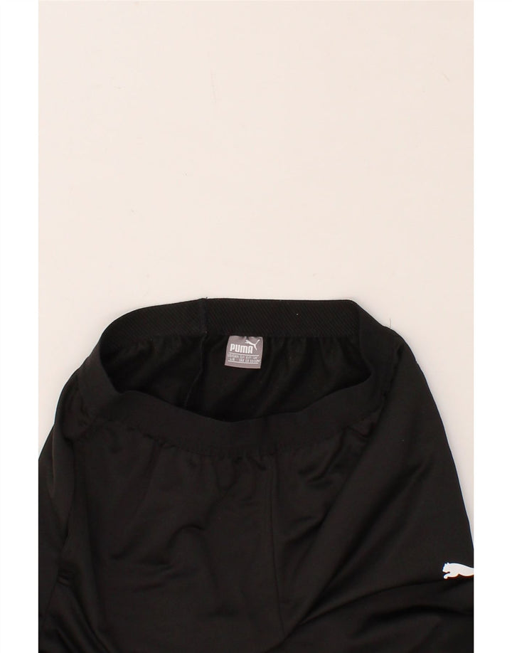 PUMA Boys Tracksuit Trousers 11-12 Years Black Vintage Puma and Second-Hand Puma from Messina Hembry 