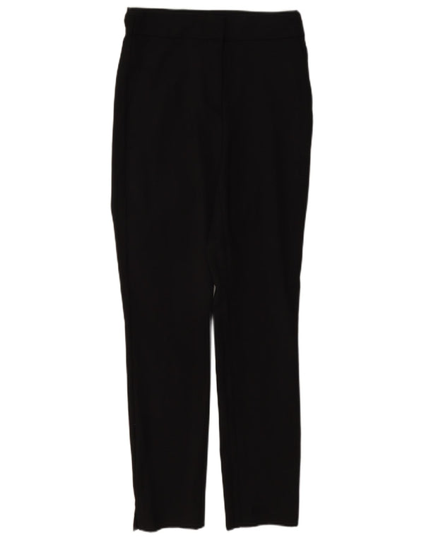 Pantalon Chino Slim Femme Zara XS W24 L27 Coton Noir