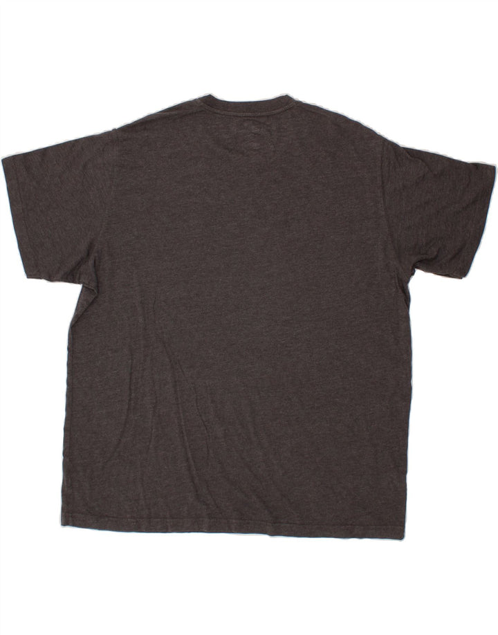 EDDIE BAUER Mens T-Shirt Top 2XL Grey Cotton Vintage Eddie Bauer and Second-Hand Eddie Bauer from Messina Hembry 