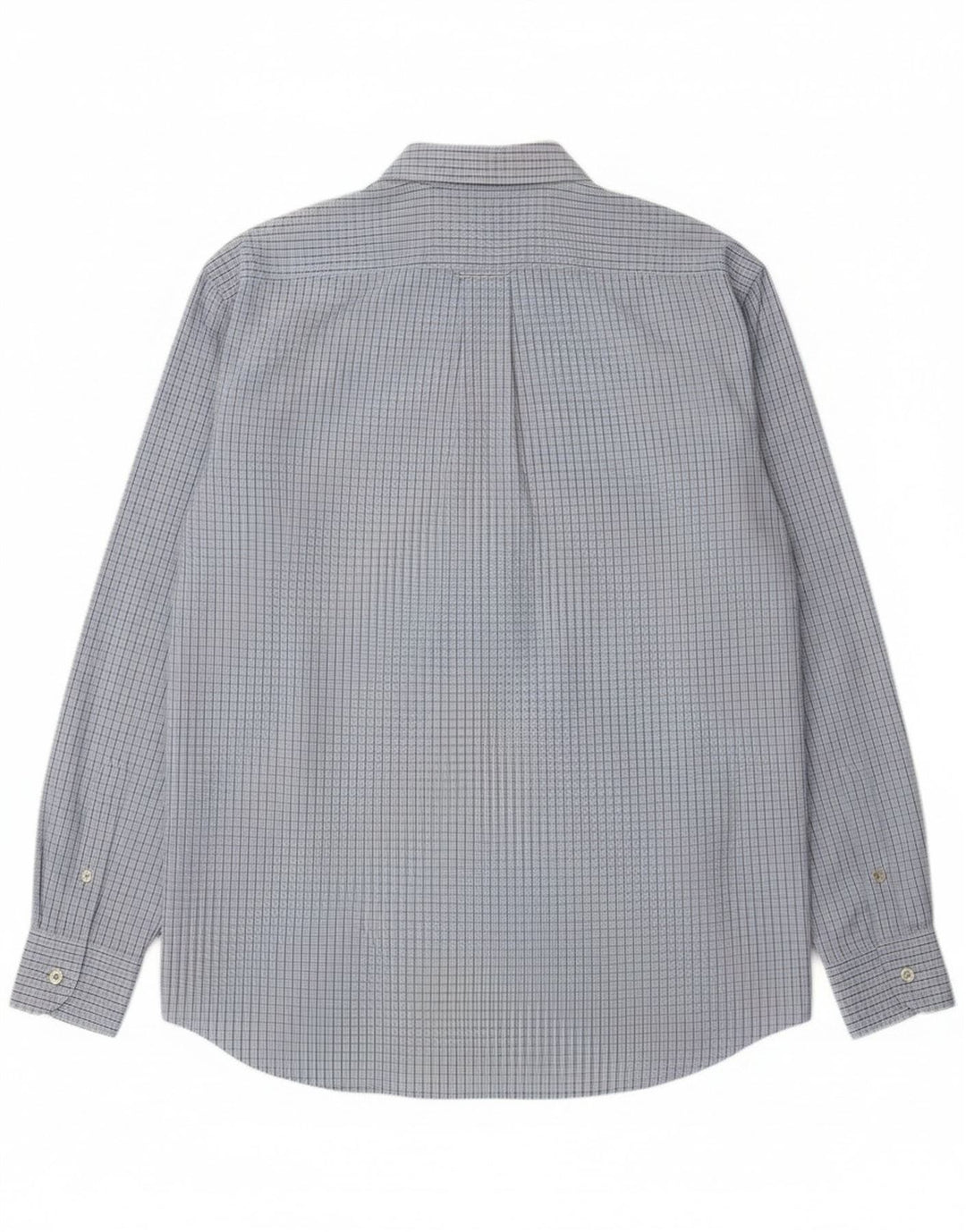 Harmont & Blaine Mens Regular Fit Shirt XL Blue Gingham Cotton