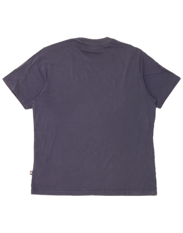 Dickies Herre T-Shirt Top Medium Marineblå Bomuld