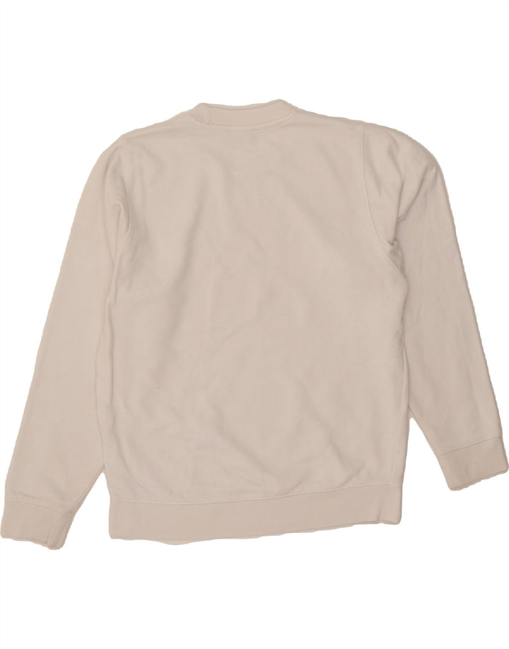 DIESEL Mens Graphic Sweatshirt Jumper Medium White Vintage Diesel and Second-Hand Diesel from Messina Hembry 