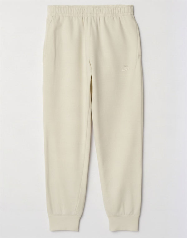 Nike Damen-Trainingshose, Jogginghose, UK 10, Größe S, weiße Baumwolle