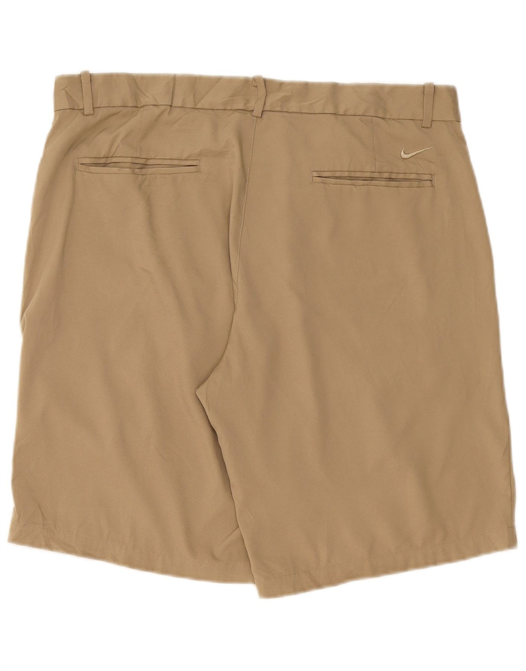 Nike Mens Dri Fit Chino Shorts W36 Large Beige Polyester
