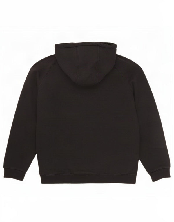 Adidas Mens Graphic Hoodie Jumper Medium Black Cotton