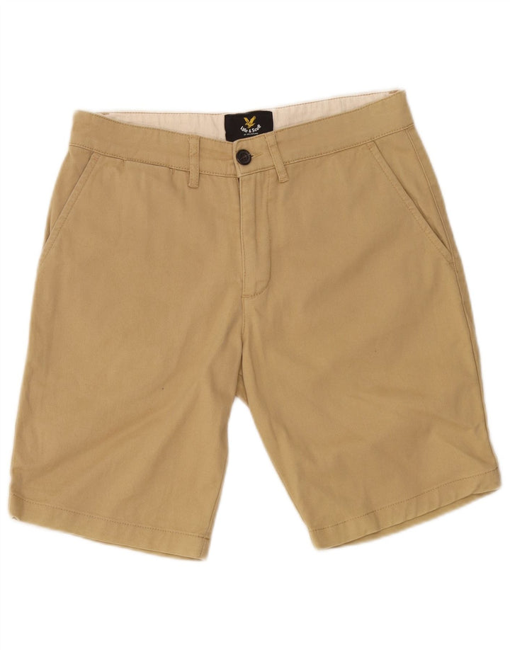 Lyle & Scott Herre Chino Shorts W30 Medium Beige Bomuld