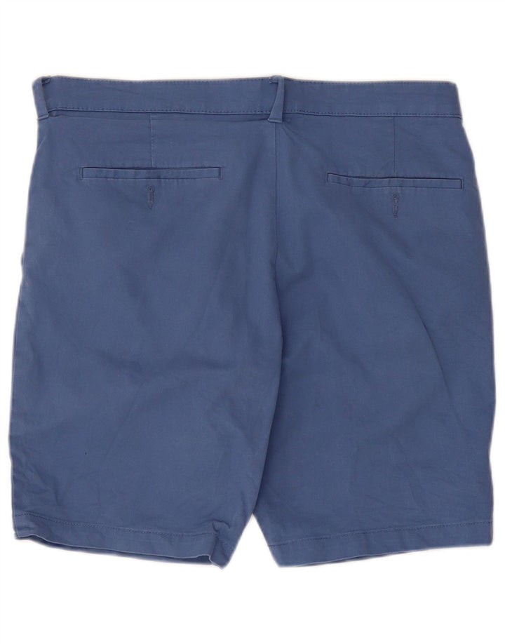 Marks & Spencer Mens Chino Shorts W32 Medium  Blue Cotton