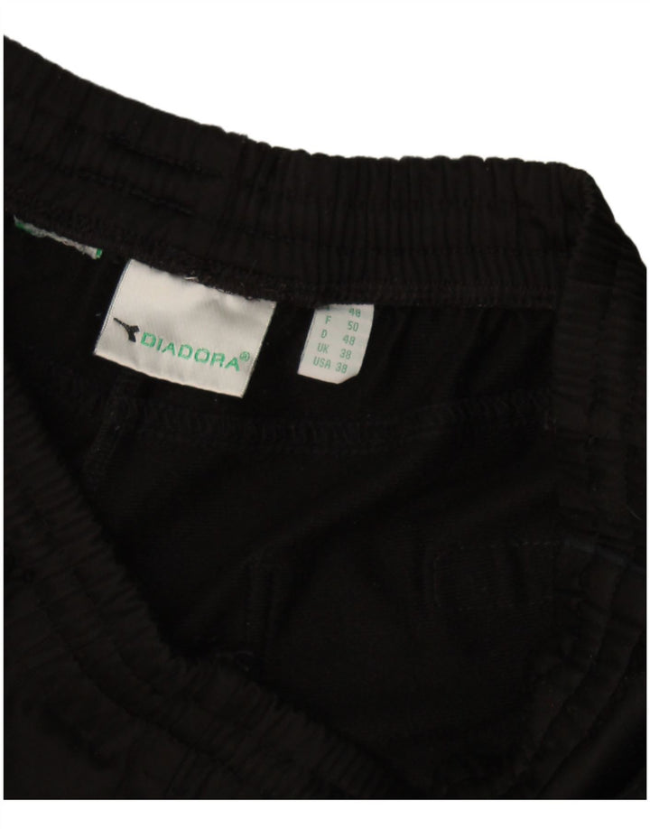 Diadora Mens Tracksuit Trousers UK 38 Medium  Black