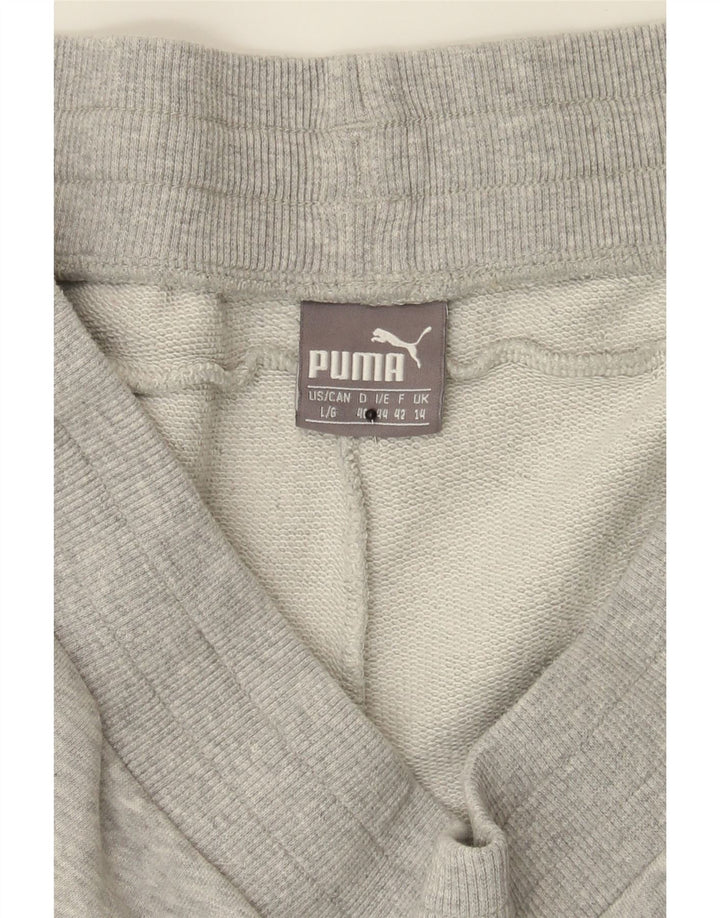 PUMA Womens Sport Shorts UK 14 Medium Grey Vintage Puma and Second-Hand Puma from Messina Hembry 