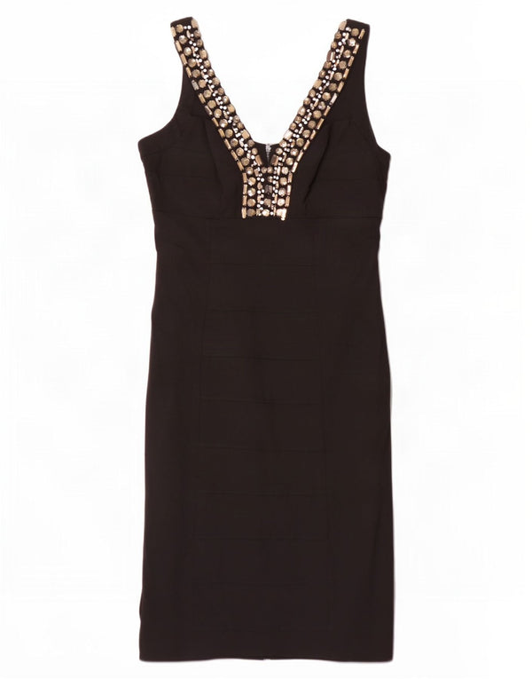 Star by Julien Macdonald Γυναικείο αμάνικο φόρεμα UK 14 Medium Black