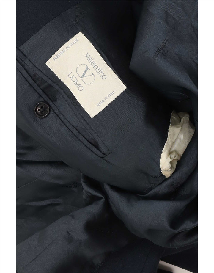 Valentino Chaqueta tipo blazer de 2 botones para hombre UK 40 Large Azul marino