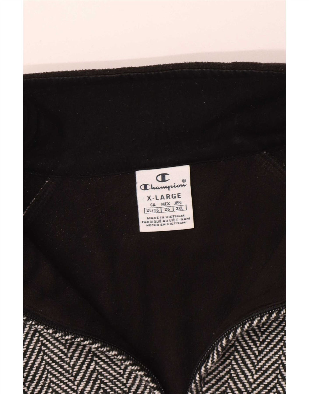 Champion Chaqueta Bomber para Mujer UK 40 XL Black Herringbone