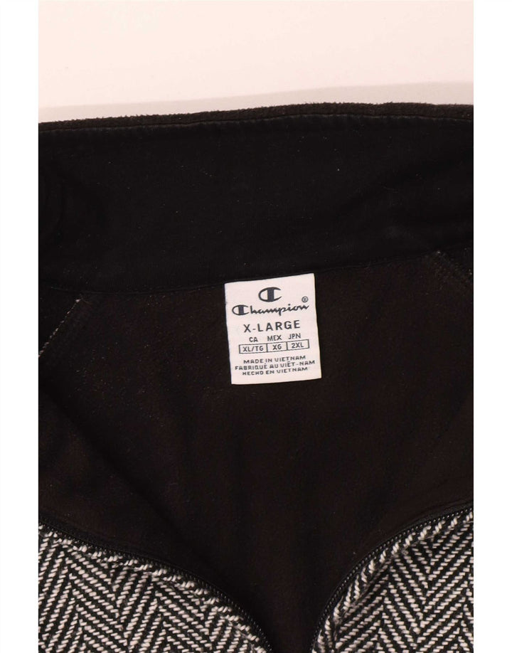 Champion Chaqueta Bomber para Mujer UK 40 XL Black Herringbone