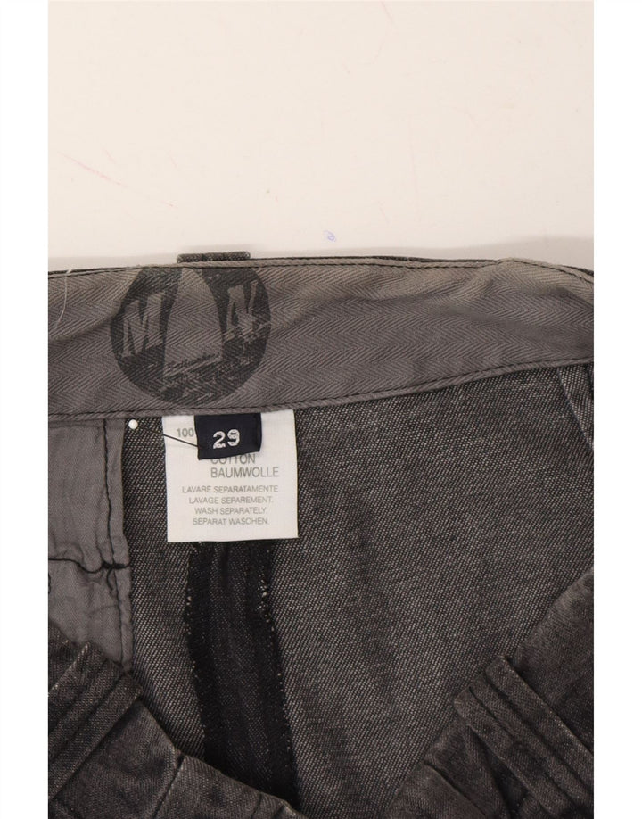 MURPHY & NYE Womens Denim Skirt W29 Medium Black Cotton Vintage Murphy & Nye and Second-Hand Murphy & Nye from Messina Hembry 