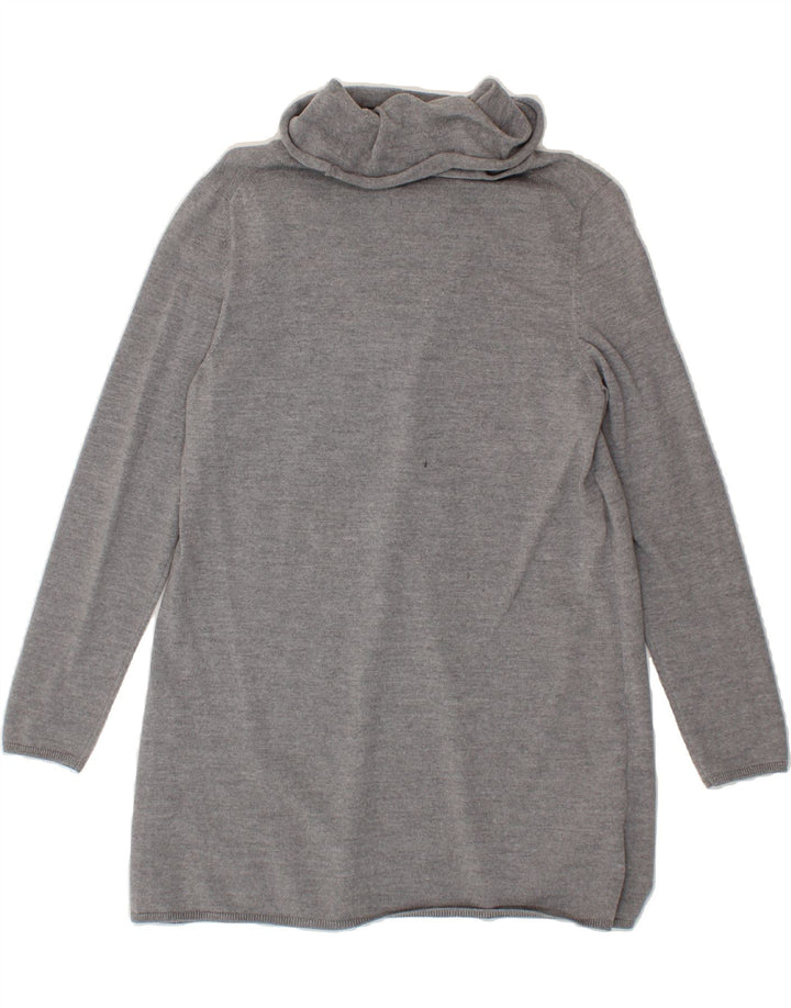 FAY Womens Roll Neck Jumper Sweater UK 12 Medium Grey Vintage Fay and Second-Hand Fay from Messina Hembry 