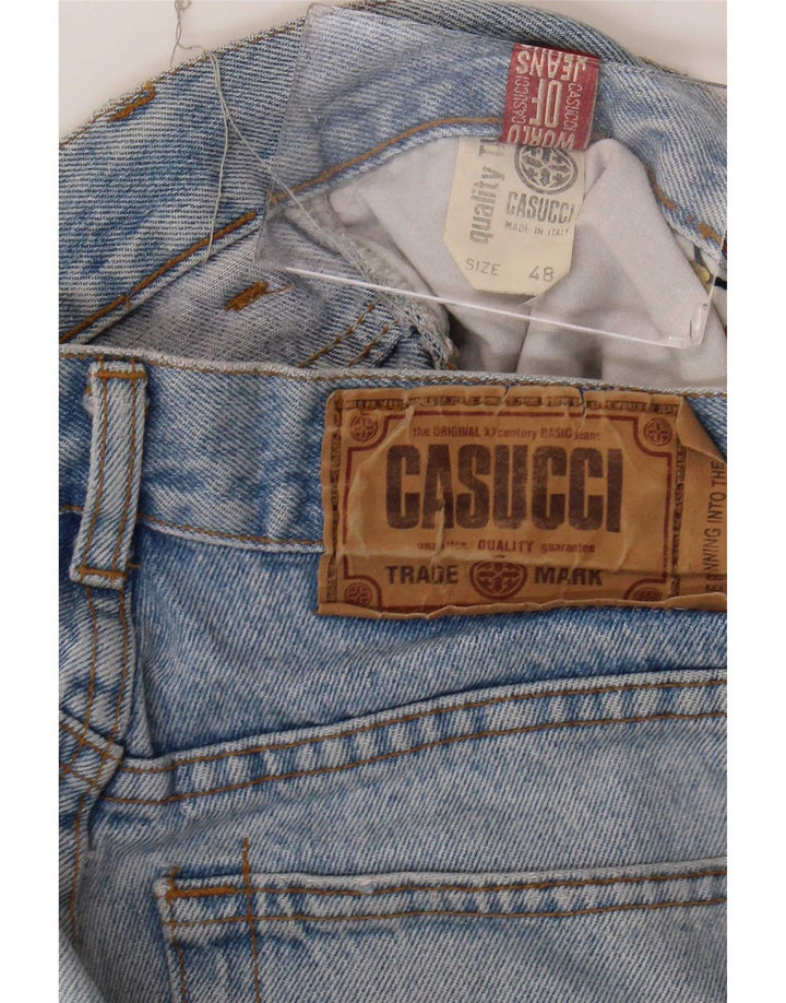 Cassuci Jean droit homme IT 48 Medium W30 L32 bleu coton