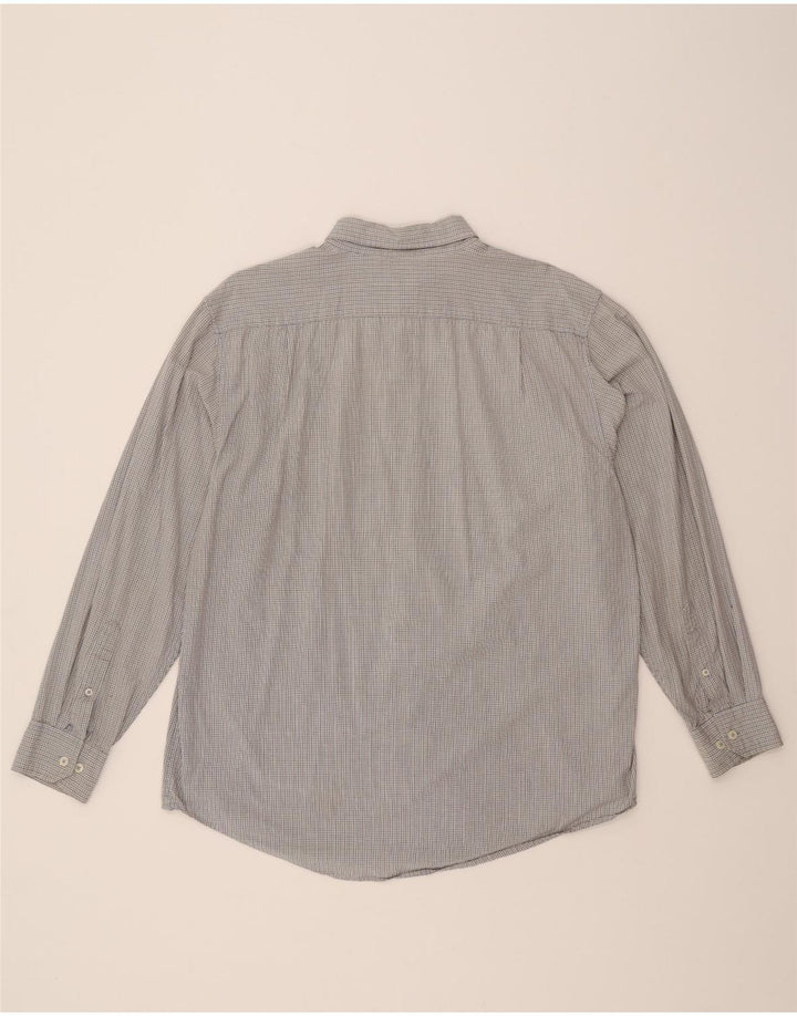 IZOD Mens Shirt Large Blue Check Cotton Vintage Izod and Second-Hand Izod from Messina Hembry 