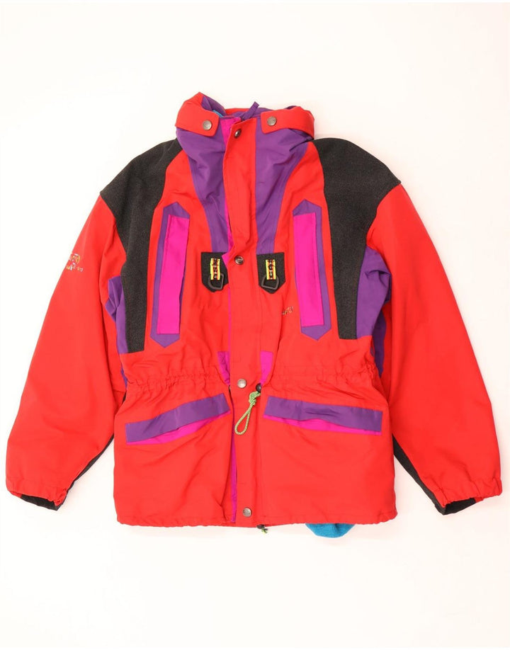 Cassin Herre Hætte Skijakke IT 50 Stor Rød Colourblock Polyester