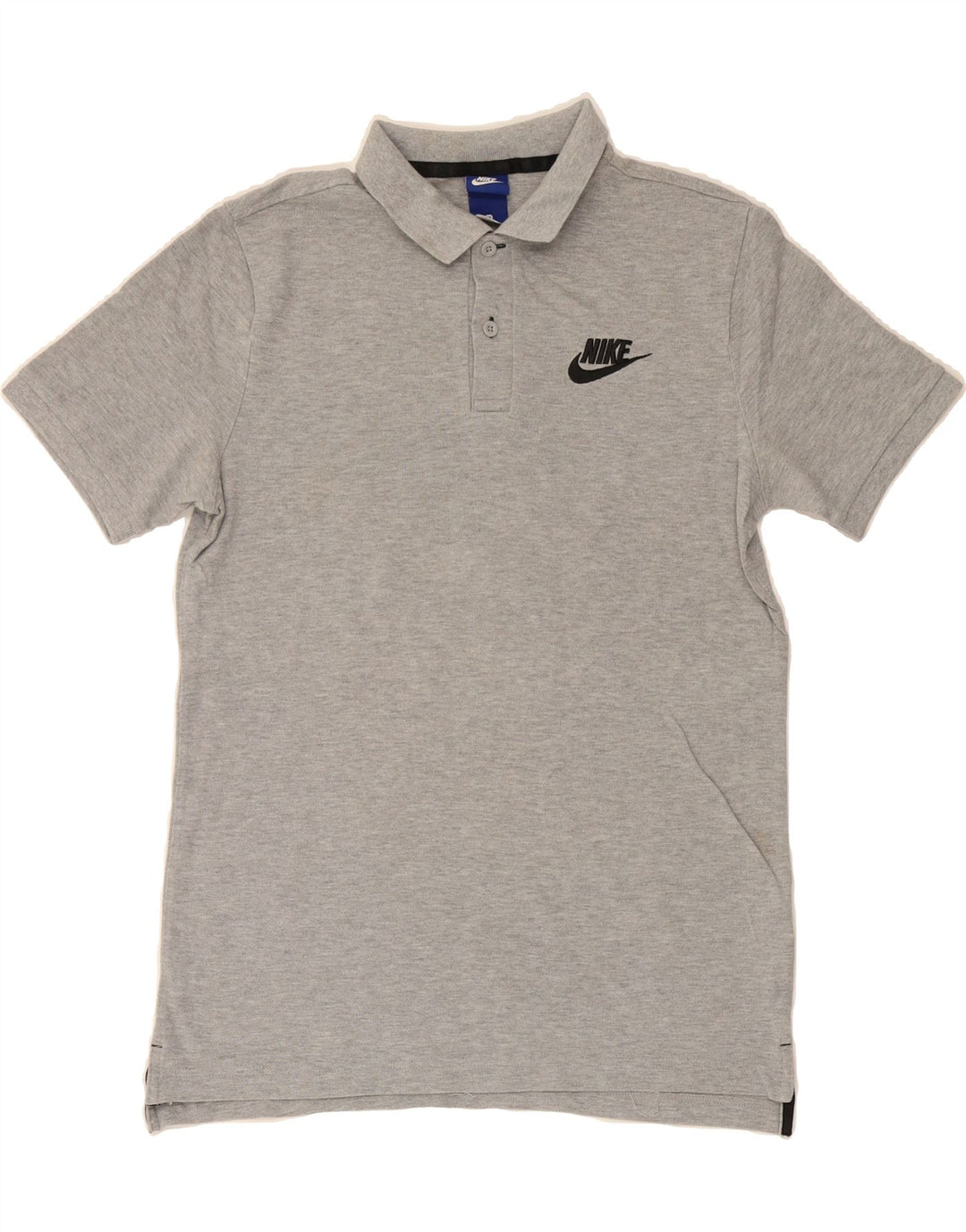 NIKE Mens Polo Shirt Medium Grey Cotton Vintage Nike and Second-Hand Nike from Messina Hembry 