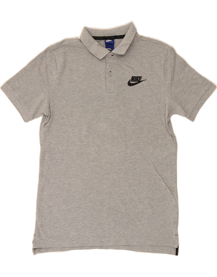 NIKE Mens Polo Shirt Medium Grey Cotton Vintage Nike and Second-Hand Nike from Messina Hembry 