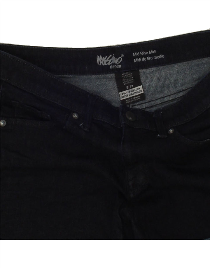MOSSIMO Womens Denim Shorts US 8 Medium W32  Navy Blue Cotton Vintage Mossimo and Second-Hand Mossimo from Messina Hembry 