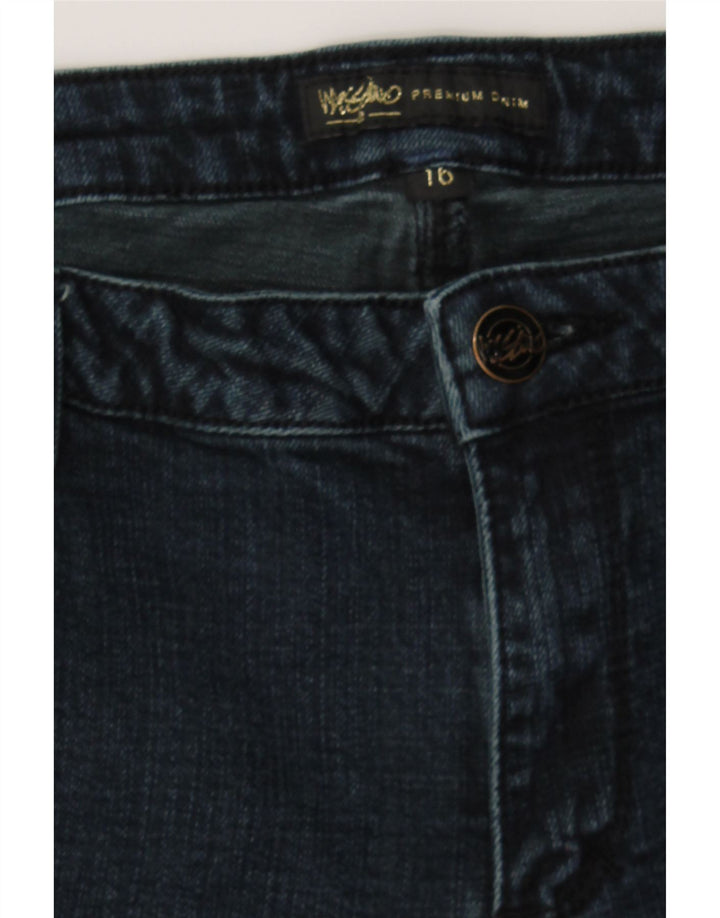 MOSSIMO Womens Bootcut Jeans US 16 2XL W40 L30 Navy Blue Cotton Vintage Mossimo and Second-Hand Mossimo from Messina Hembry 
