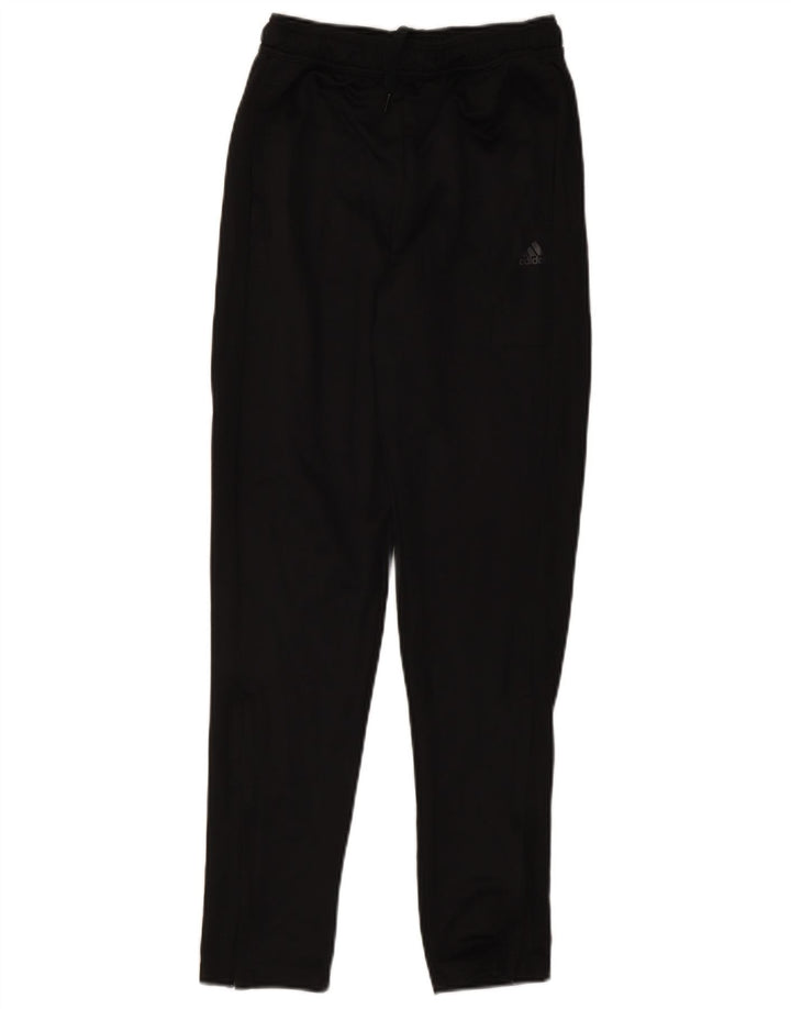 Pantaloni della tuta da ragazzo Adidas 13-14 anni in poliestere nero