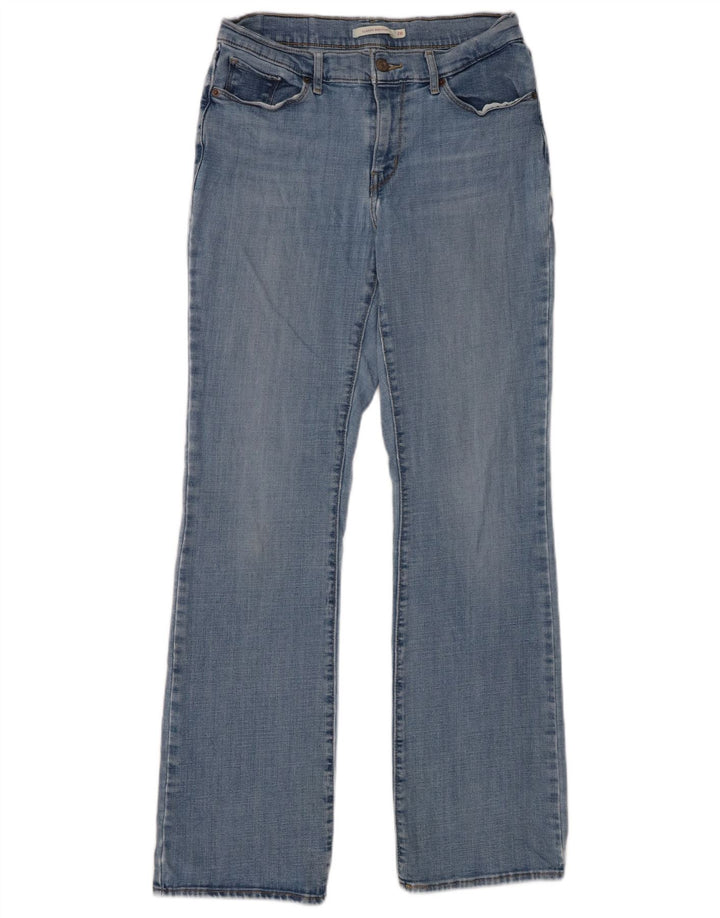 Женские классические джинсы Levi's Bootcut W28 L32, синие, хлопок
