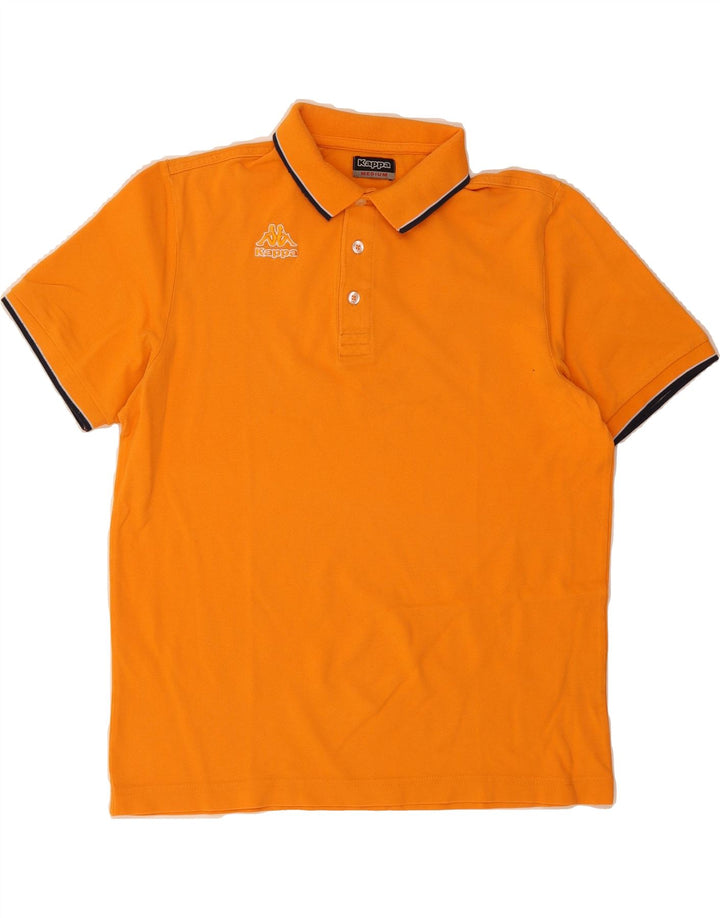 KAPPA Mens Polo Shirt Medium Orange Cotton Vintage Kappa and Second-Hand Kappa from Messina Hembry 