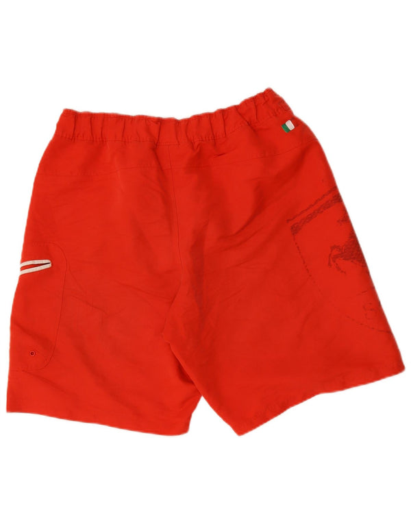 Puma Mens Ferrari Graphic úszónadrág közepes piros poliészter