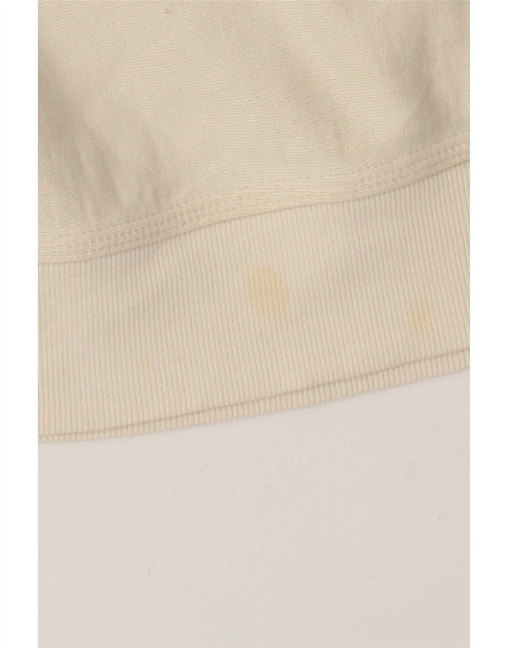 Carhartt Mens Sweatshirt Jumper Large Beige Cotton