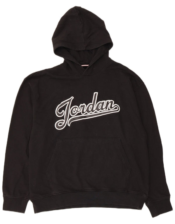 Jordan Mens Graphic kapucnis pulóver nagy fekete pamut