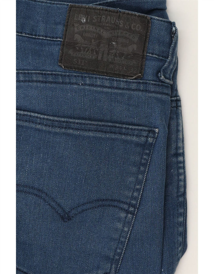 LEVI'S Herren 511 Slim Jeans W31 L30 Blaue Baumwolle