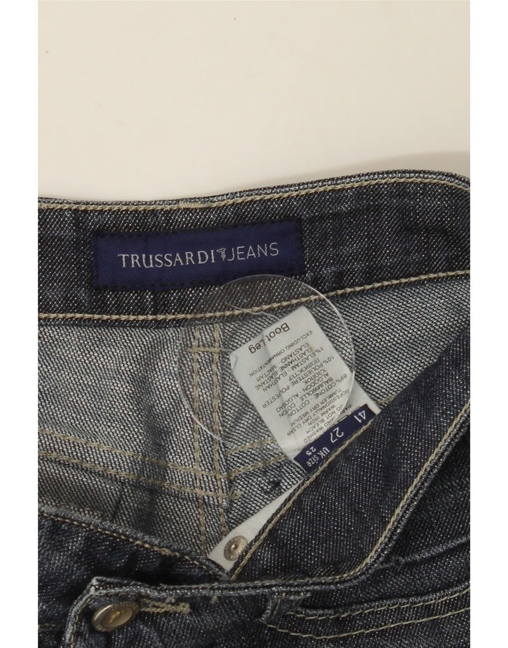 TRUSSARDI Womens Slim Jeans W25 L29 Blue Cotton Vintage Trussardi and Second-Hand Trussardi from Messina Hembry 