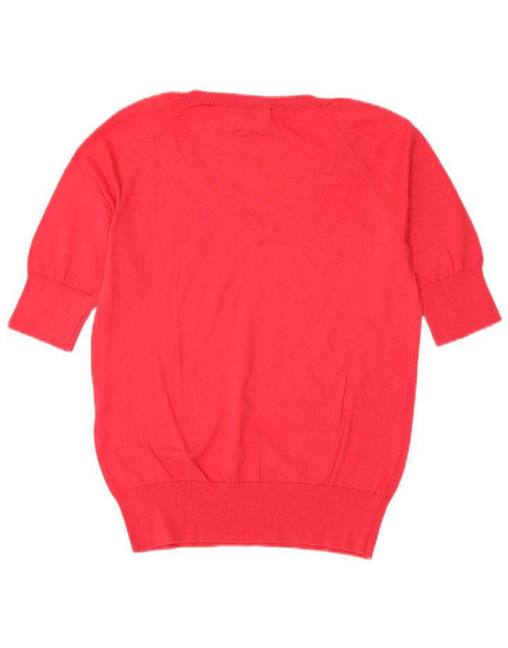 Henry s Dame Kortærmet V-hals sweater IT 44 Medium Rød